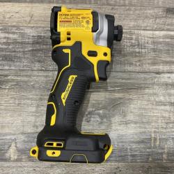 AS-IS DEWALT ATOMIC 20V MAX Lithium-Ion Cordless 1/4 in. Brushless Impact Driver Kit