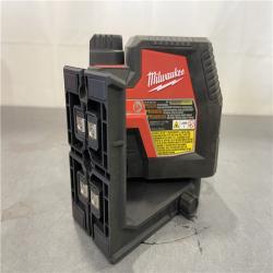 AS-IS - MILWAUKEE 100 Ft. REDLITHIUM Lithium-Ion USB Green Rechargeable Cross Line Laser Level with Charger