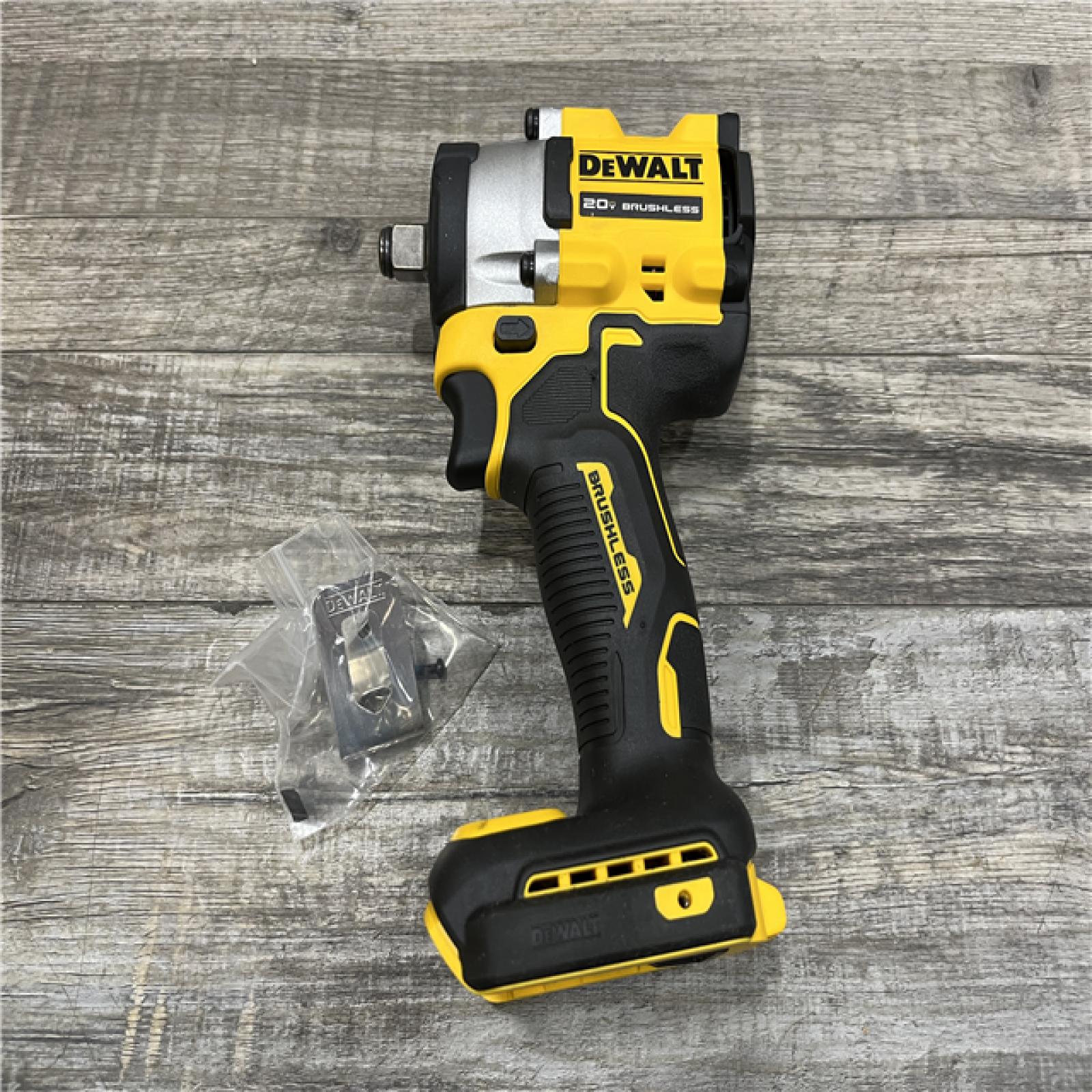 AS-IS DEWALT ATOMIC 20V MAX Cordless Brushless 1/2 in. Variable Speed Impact Wrench (Tool Only)