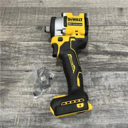 AS-IS DEWALT ATOMIC 20V MAX Cordless Brushless 1/2 in. Variable Speed Impact Wrench (Tool Only)