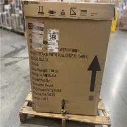 DALLAS LOCATION - Husky Ready-to-Assemble 48 in. W x 72 in. H x 18.3 in. D 24-Gauge 3-Shelf Steel Freestanding Cabinet in Black