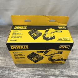 NEW - DEWALT 20V MAX Lithium-Ion Starter Kit with 4.0 Ah and 5.0 Ah Batteries and Charger