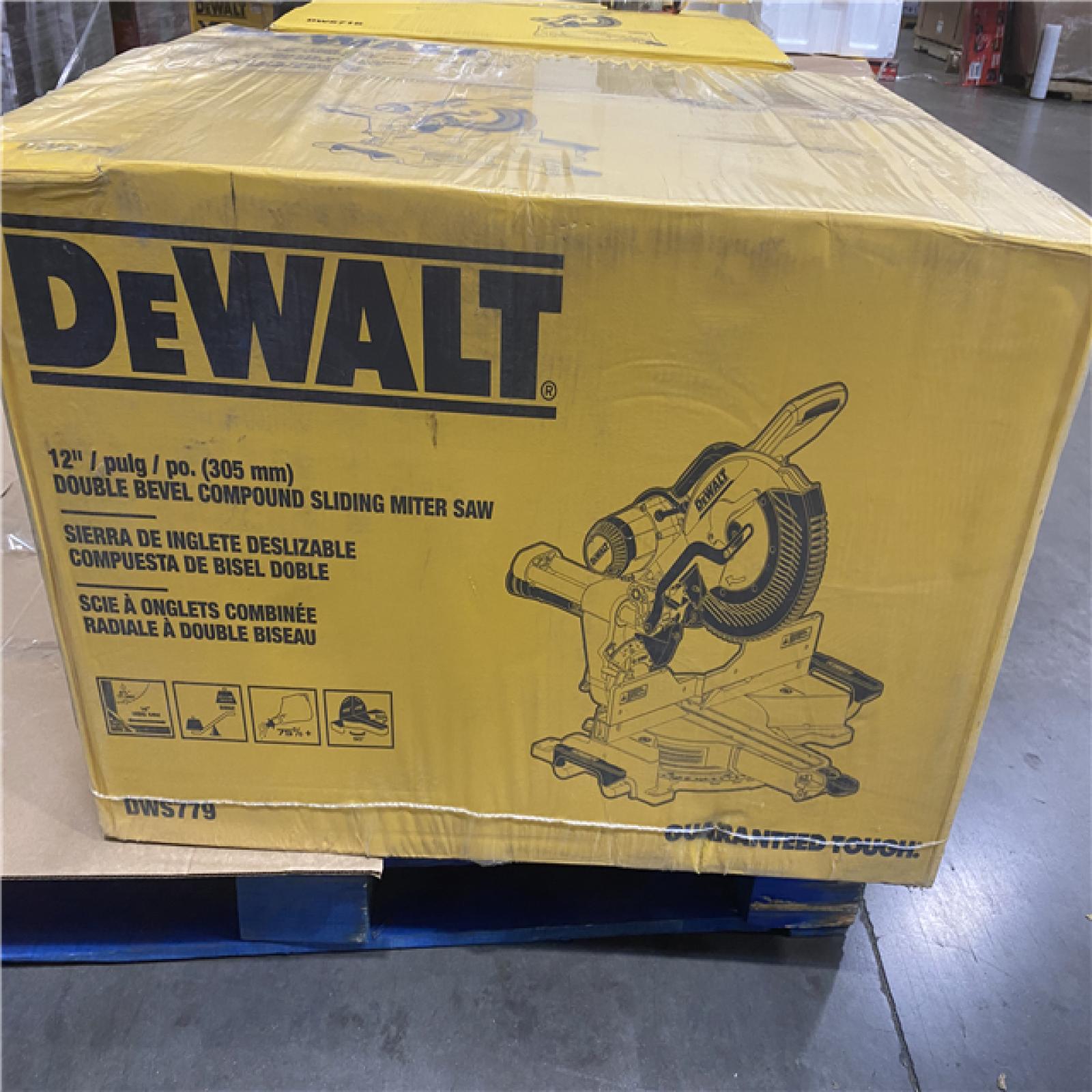 NEW- DeWalt 15 Amps 12 in. Corded Dual-Bevel Sliding Compound Miter Saw