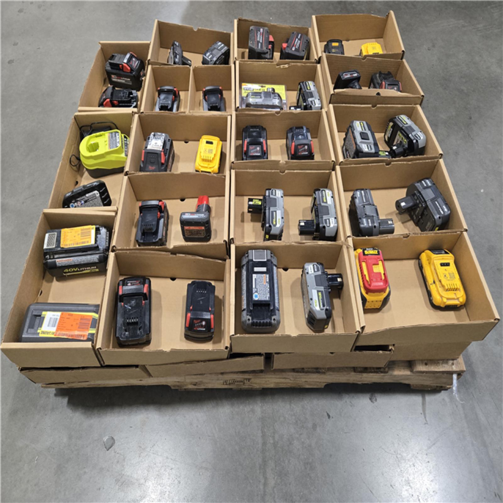 DALLAS LOCATION AS-IS- BATTERY PALLET