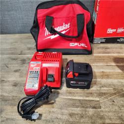 HOUSTON LOCATION - AS-IS Milwaukee M18 1/2 in. Cordless Brushless High Torque Impact Wrench Kit (Battery & Charger)