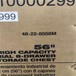 DALLAS LOCATION - Milwaukee High Capacity 56 in. W x 22 in. D 8-Drawer Top Tool Chest
