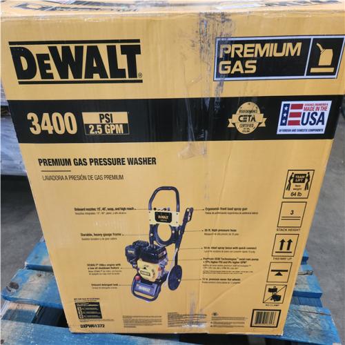 Phoenix LIKE NEW DEWALT 3400 PSI 2.5 GPM Gas Pressure Washer with Maintenance-Free Pump  Heavy-Duty Commercial Cold Water Power Washer