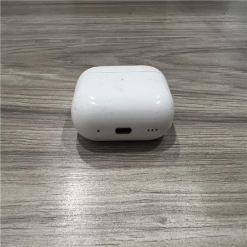 AS-IS Apple AirPods Pro (2nd Generation) with the USB-C MagSafe Charging Case