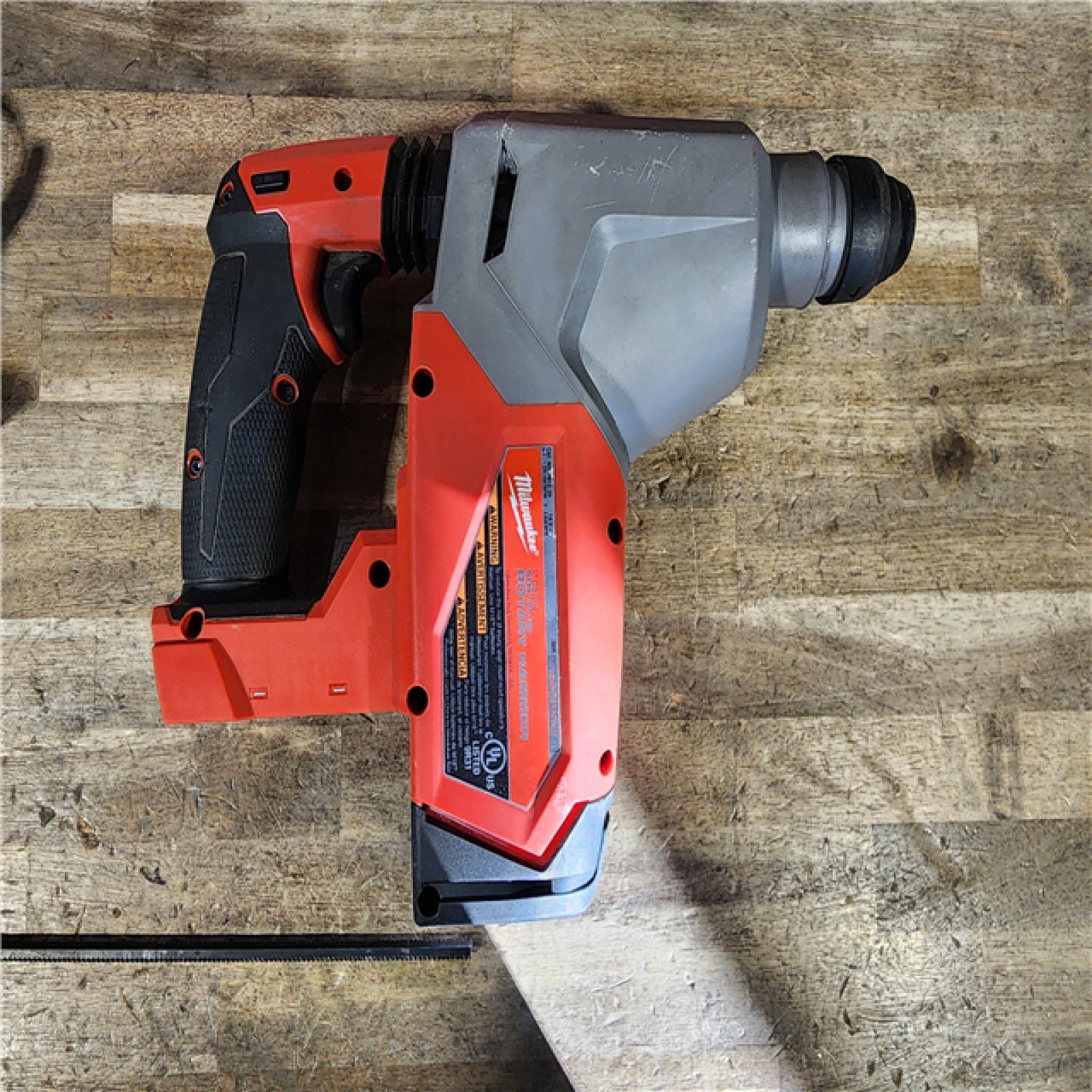 HOUSTON LOCATION - AS-IS Milwaukee M18 FUEL 18V Lithium-Ion Brushless Cordless 1 in. SDS-Plus Rotary Hammer (Tool-Only)