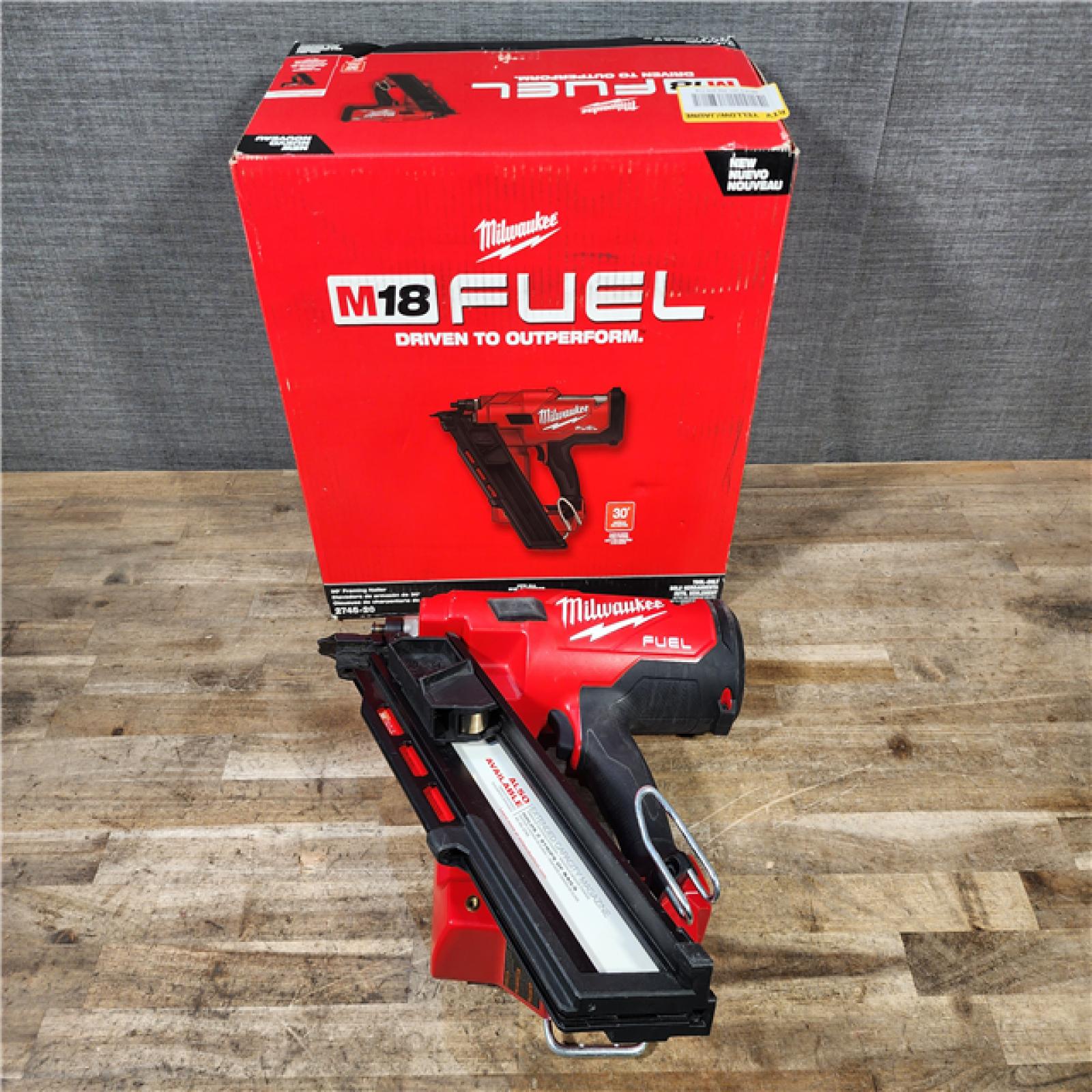 HOUSTON LOCATION - AS-IS Milwaukee  FUEL 3-1/2 in. 18-Volt 30-Degree Lithium-Ion Brushless Cordless Framing Nailer (Tool-Only)