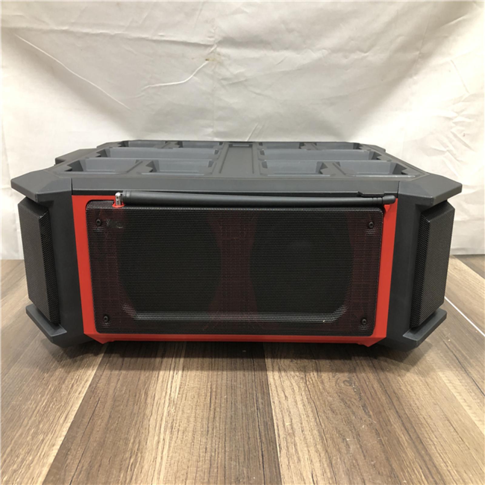 AS-IS Milwaukee  Lithium-Ion Cordless PACKOUT Radio/Speaker with Built-In Charger