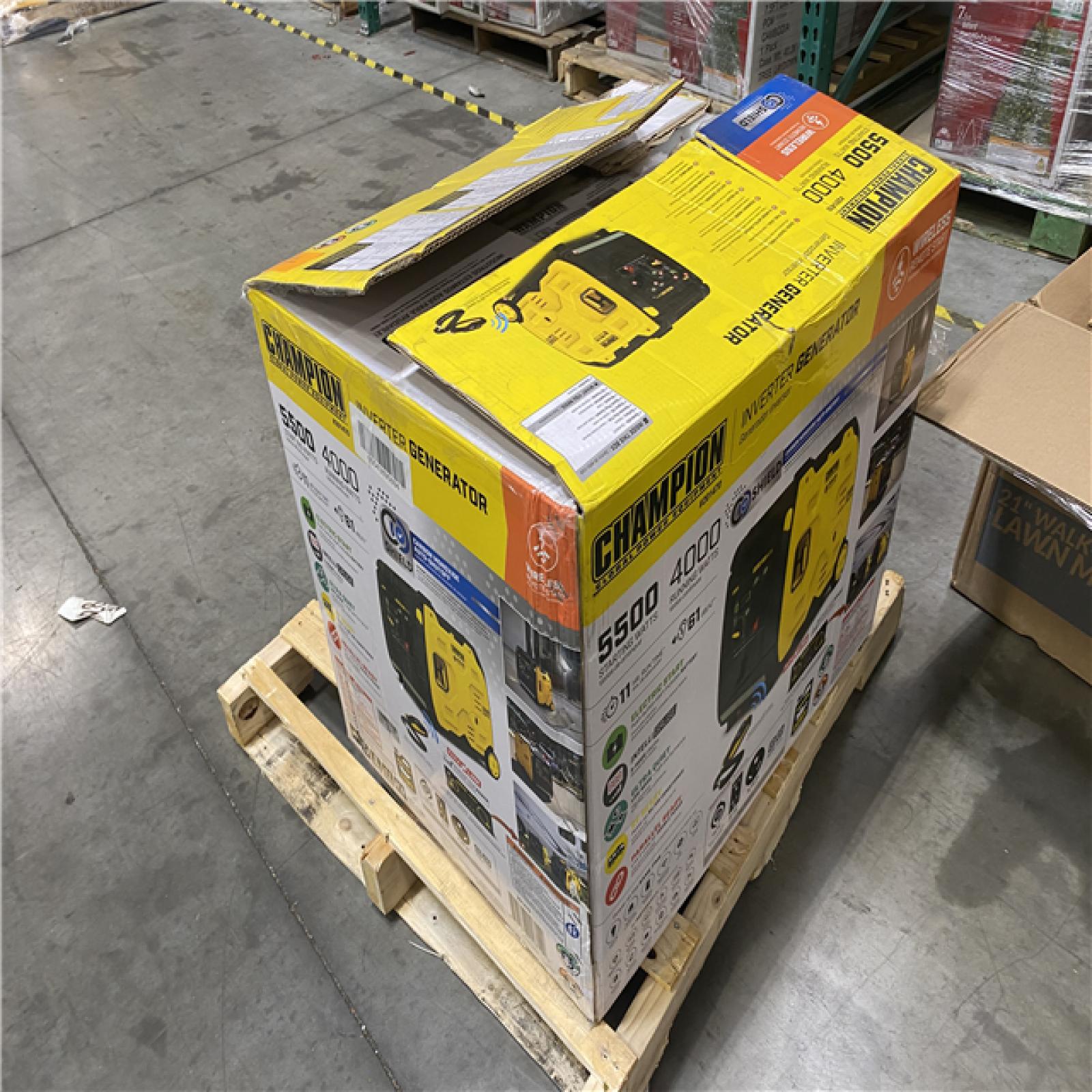 Dallas Location - As-Is Champion Power Equipment 5500/4000-Watt Portable Gasoline Inverter Generator