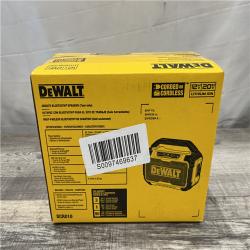 NEW - DEWALT 20V MAX Cordless Bluetooth Speaker (Tool Only)