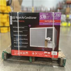 DALLAS LOCATION- AS-IS LG 12 200 BTU 230/208-Volt Window Air Conditioner w/ Heater  Wi-Fi Enabled and Dehumidifier (2 UNITS)