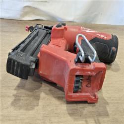 AS-IS Milwaukee FUEL 18-Volt Lithium-Ion Brushless Cordless Gen II 18-Gauge Brad Nailer (Tool-Only)