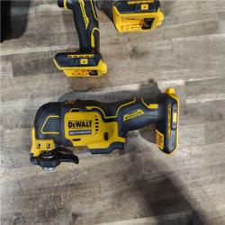 HOUSTON LOCATION - AS-IS DeWalt 20V MAX ATOMIC Cordless Brushless 3 Tool Combo Kit