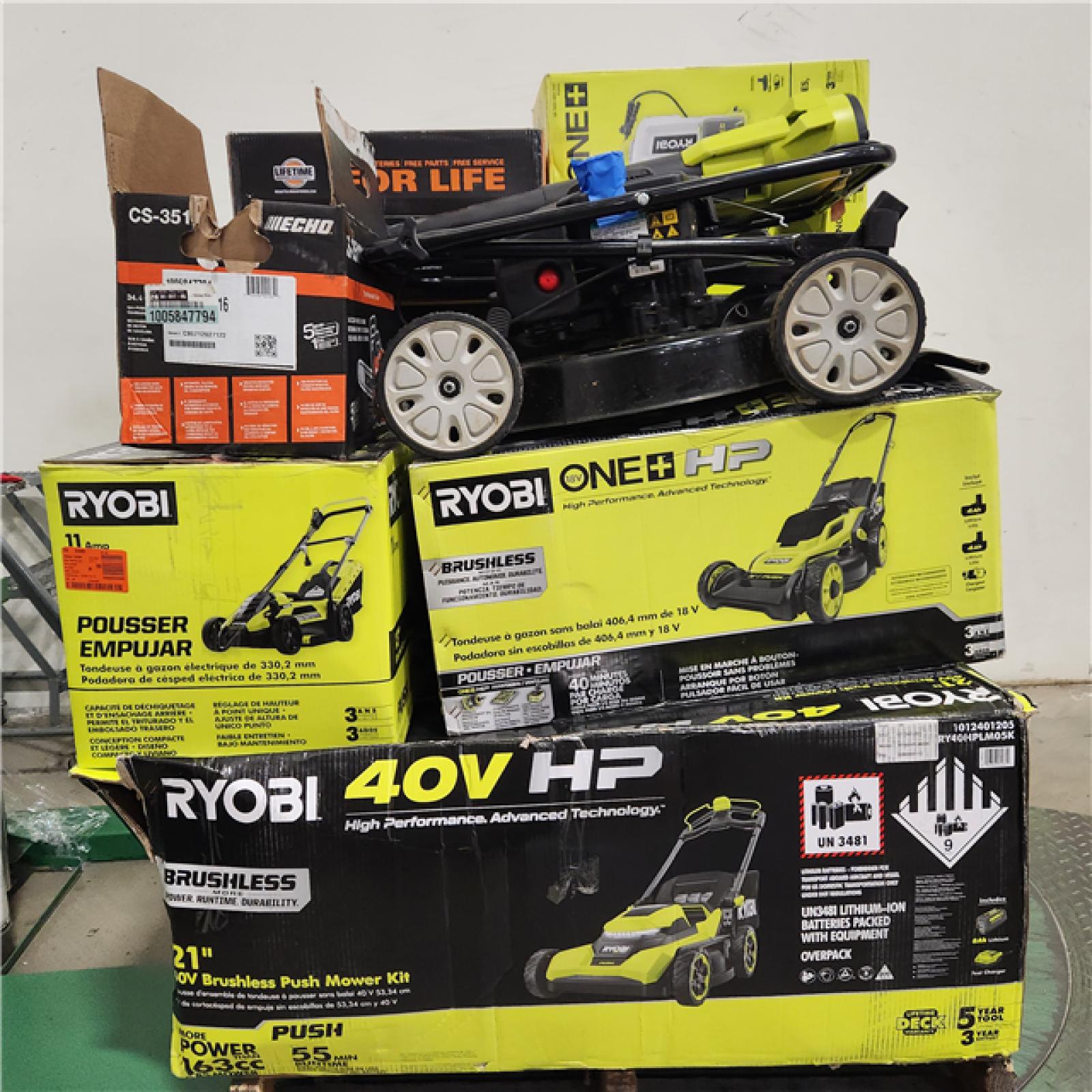 Dallas Location - As-Is Outdoor Power Equipment