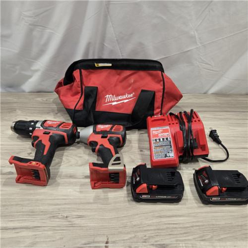 AS-IS Milwaukee 18V Cordless 2-Tool Drill/Driver and Impact Driver Kit