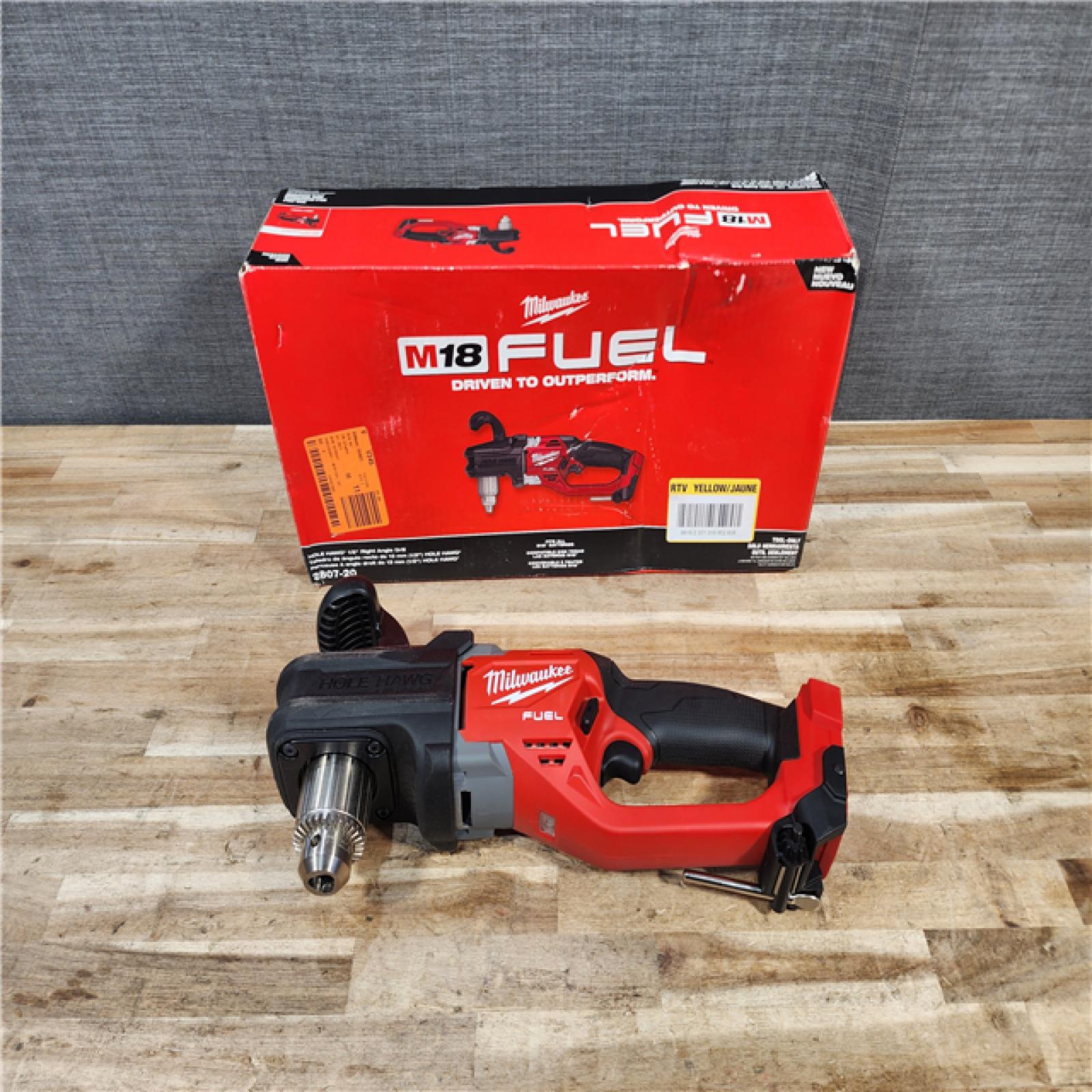 HOUSTON LOCATION - AS-IS Milwaukee FUEL GEN II 18V Lithium-Ion Brushless Cordless 1/2 in. Hole Hawg Right Angle Drill (Tool-Only)