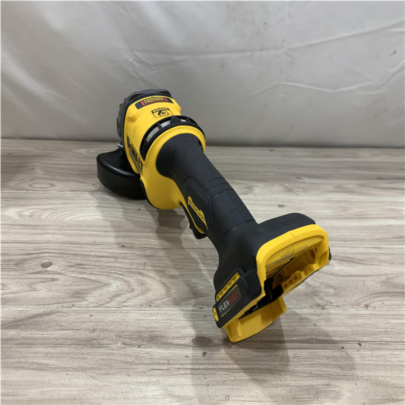 AS-IS DEWALT FLEXVOLT 60V MAX Cordless Brushless 4.5 in. to 6 in. Small Angle Grinder with Kickback Brake (Tool Only)