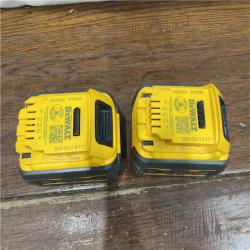 AS-IS DEWALT FLEXVOLT 20V/60V MAX Lithium-Ion 6.0Ah Battery Pack (2 Pack)