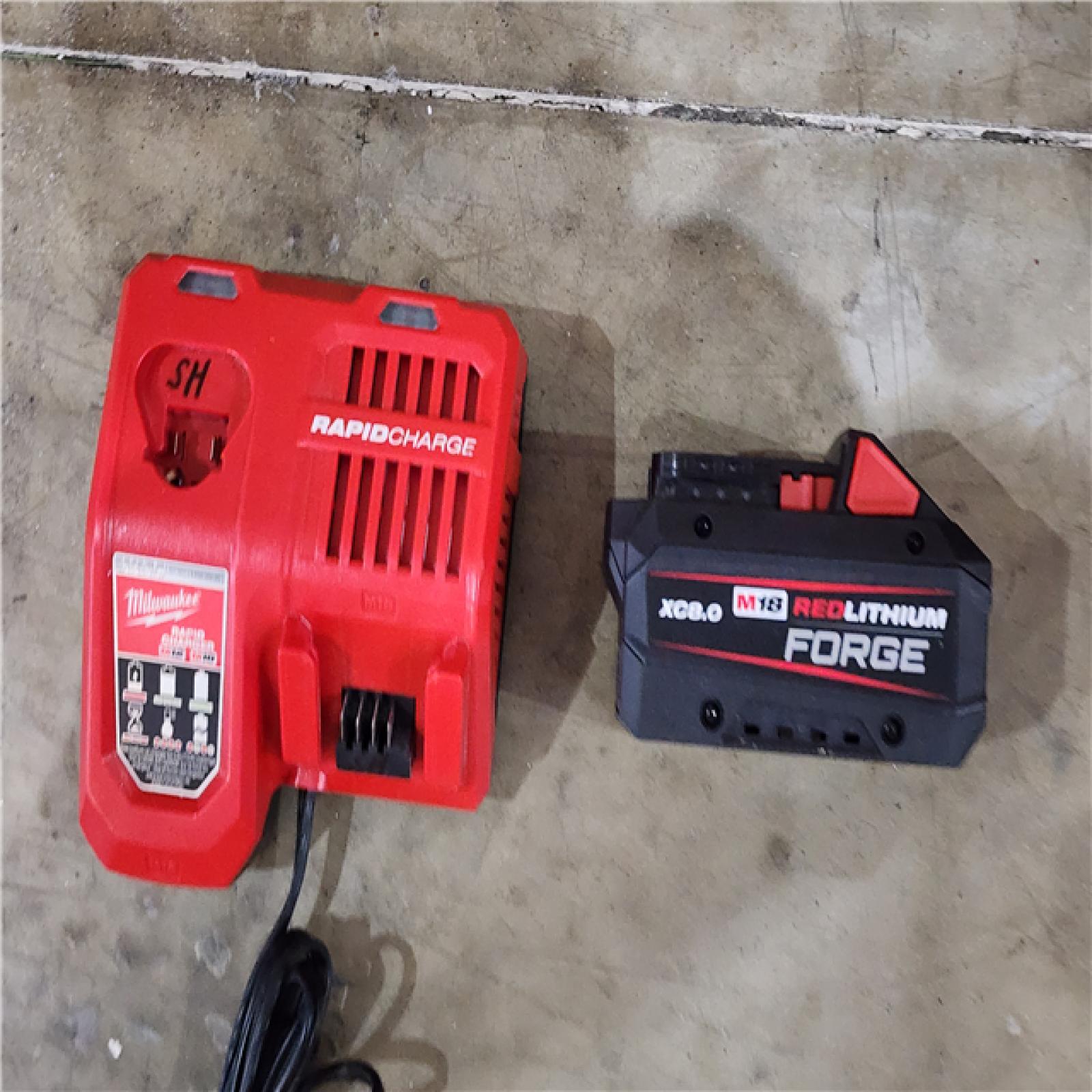 HOUSTON LOCATION - AS-IS M18 FUEL 18V 10 in. Lithium-Ion Brushless Cordless Dual Bevel Sliding Compound Miter Saw Kit with One 8.0 Ah Battery