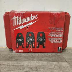 Phoenix Location Milwaukee M18 1/2 in. - 1 in. Black Iron Press Tool Jaw Kit