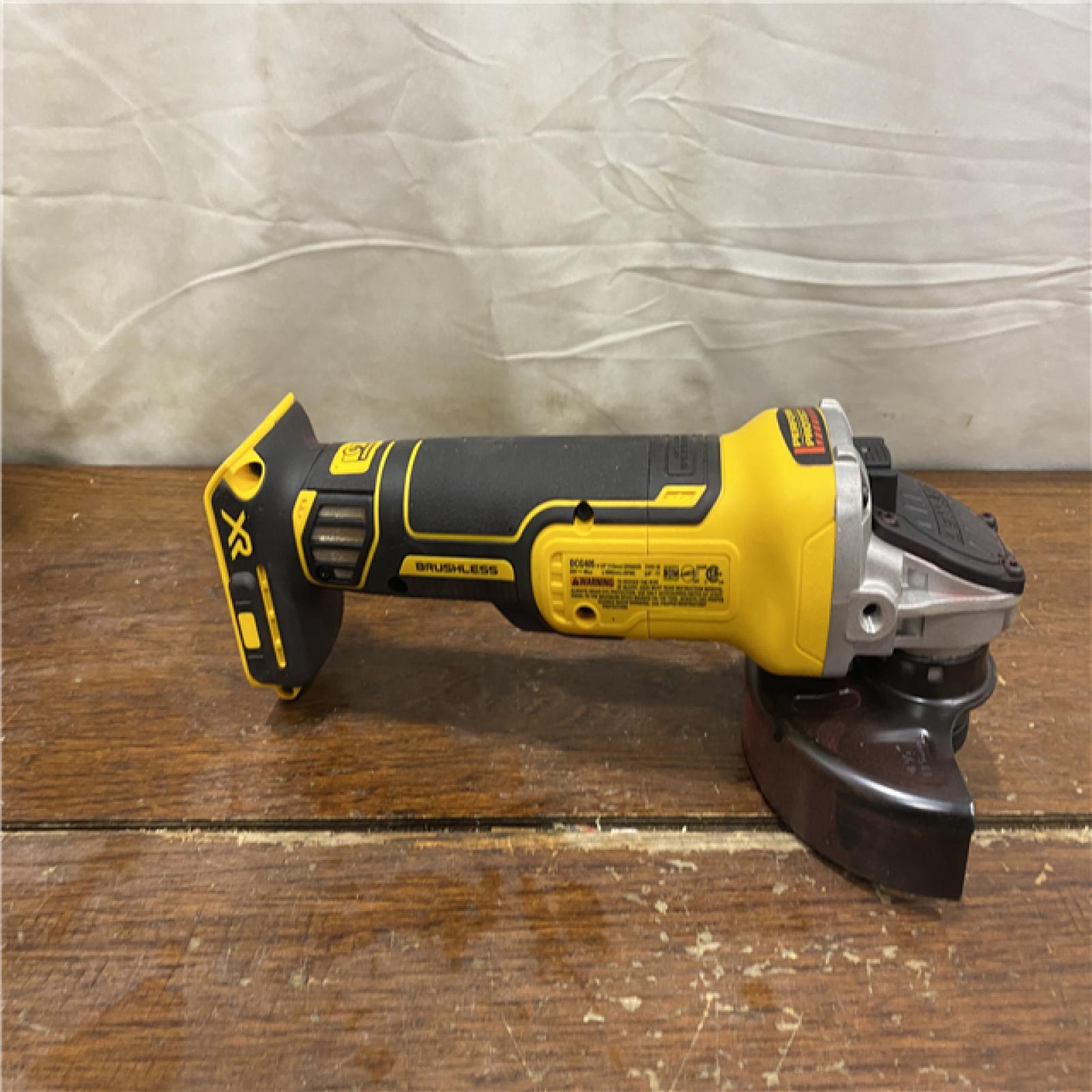 AS-IS DeWalt DCG405B 20V Max XR 4.5-Inch Slide Switch Small Angle Grinder (Tool Only)