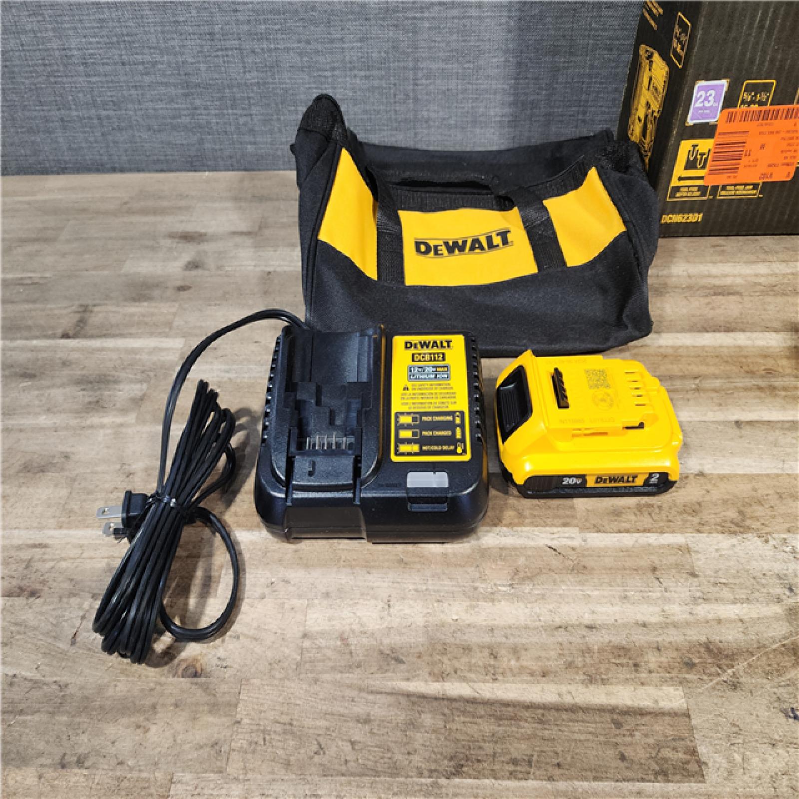 HOUSTON LOCATION - AS-IS DEWALT ATOMIC 20V MAX Lithium Ion Cordless 23 Gauge Pin Nailer Kit