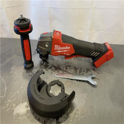 AS-IS - Milwaukee M18 FUEL 18V Lithium-Ion Brushless Cordless 4-1/2 in./5 in. Grinder w/Paddle Switch