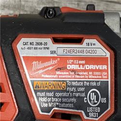 AS-IS Milwaukee 18V Cordless Brushed 2-Tool Drill/Driver and Impact Driver Kit