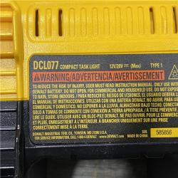 AS-IS DEWALT 20V MAX Compact Cordless Task Lightt (Tool Only)