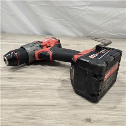 AS-IS MILWAUKEE FUEL 18V Lithium-Ion Brushless Cordless Hammer Drill and Impact Driver Combo Kit (2-Tool) with 2 Batteries