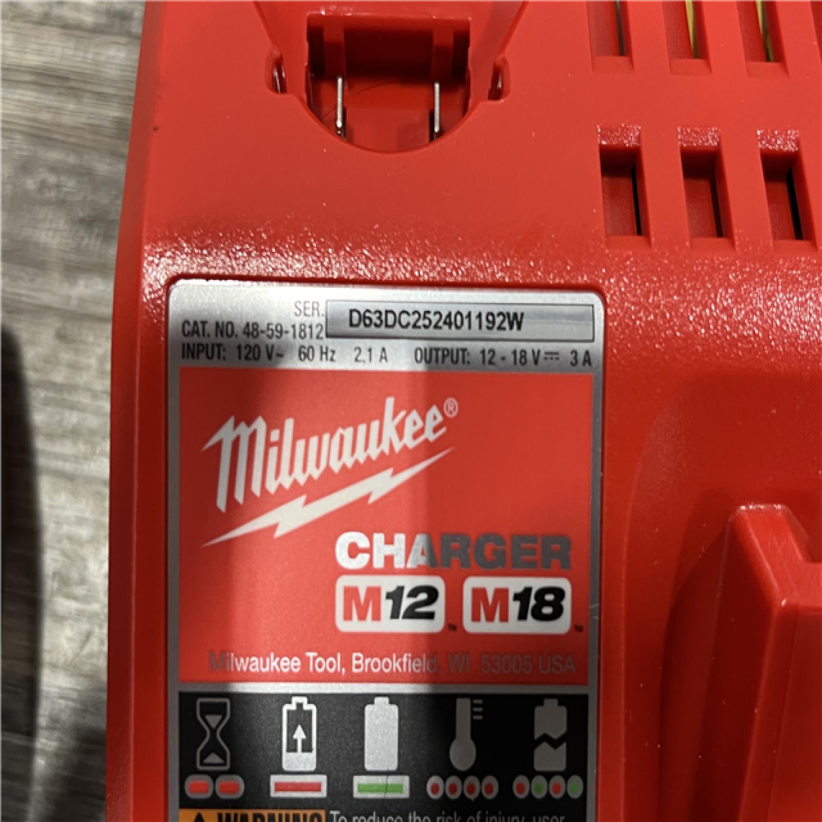 AS-IS Milwaukee 18-Volt Lithium-Ion Brushless Cordless Compact Hammer Drill/Impact Combo Kit