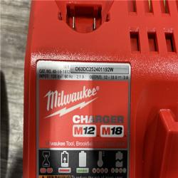 AS-IS Milwaukee 18-Volt Lithium-Ion Brushless Cordless Compact Hammer Drill/Impact Combo Kit
