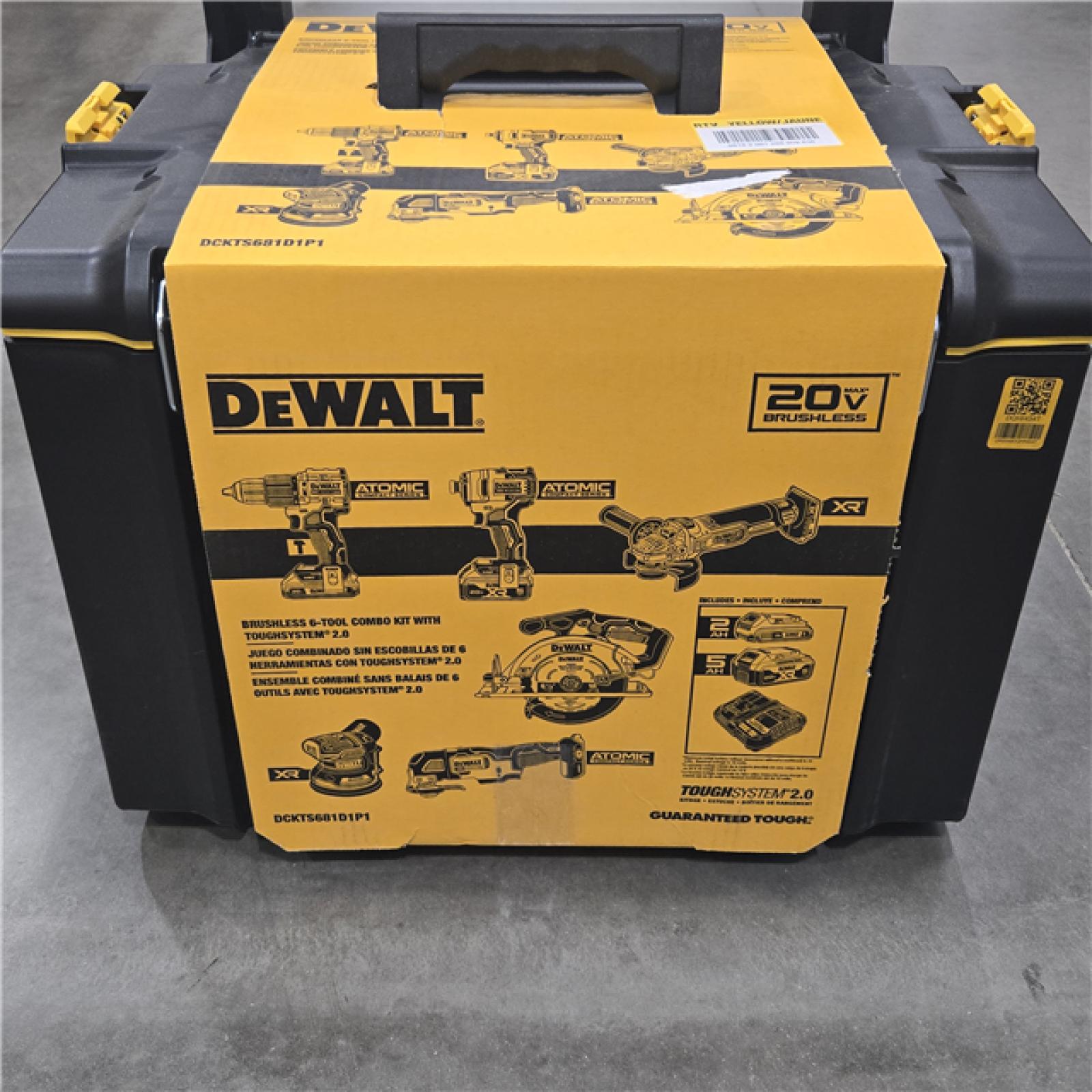 NEW! - DEWALT 20-Volt MAX ToughSystem 6-Tool Cordless Combo Kit