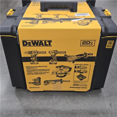 NEW! - DEWALT 20-Volt MAX ToughSystem 6-Tool Cordless Combo Kit