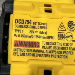 AS-IS DEWALT ATOMIC 20-Volt MAX Lithium-Ion Cordless Combo Kit