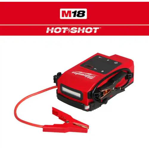 NEW! - Milwaukee M18 18V Lithium-Ion Cordless 2000 Peak Amp HOTSHOT Jump Starter (Tool-Only)