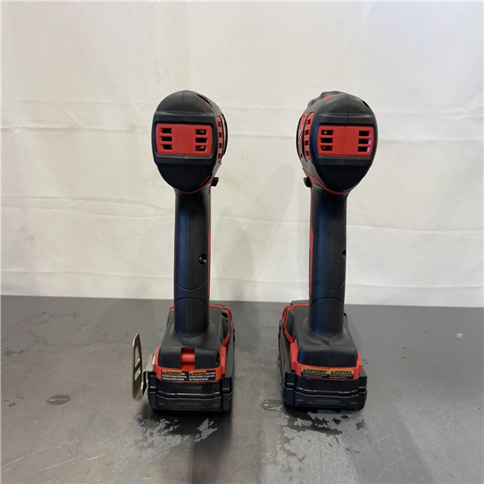 AS-IS- Milwaukee 18V Cordless Brushed 2-Tool Drill/Driver and Impact Driver Kit