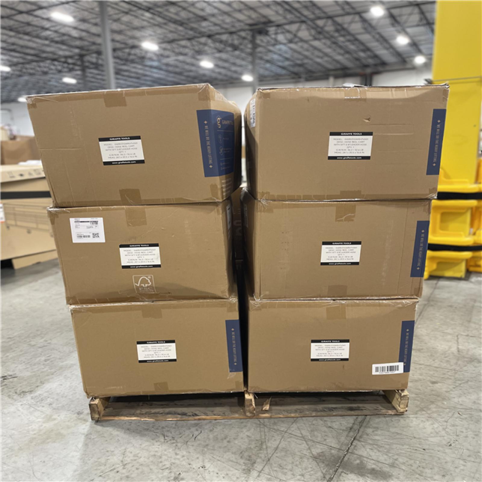 DALLAS LOCATION - GIRAFFE TOOLS HOSE REEL CART PALLET-(8 UNITS)