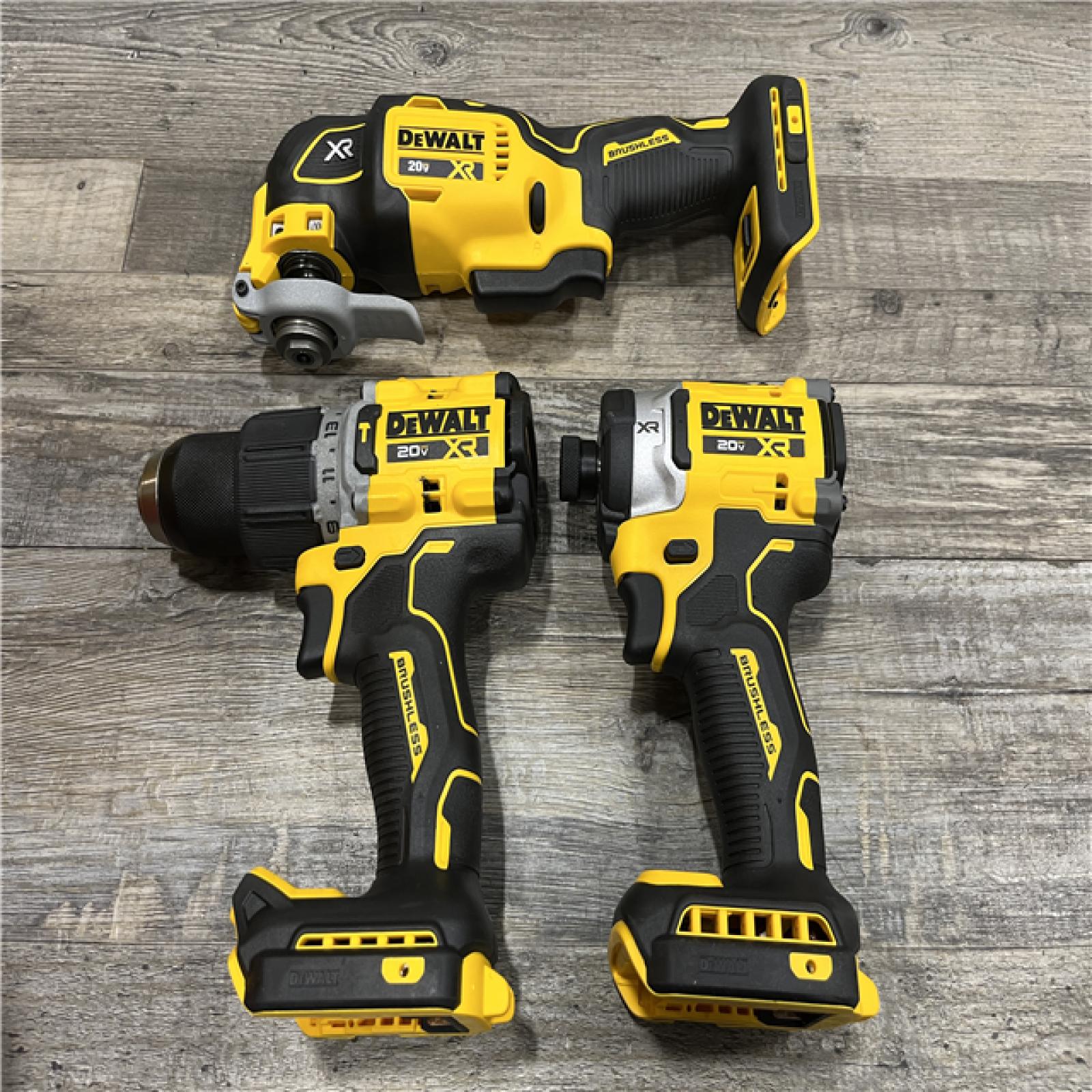 AS-IS DEWALT 20V MAX Lithium-Ion Cordless 3-Tool Combo Kit