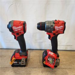 AS-IS- Milwaukee FUEL 18V Lithium-Ion Brushless Cordless Hammer Drill and Impact Driver Combo Kit