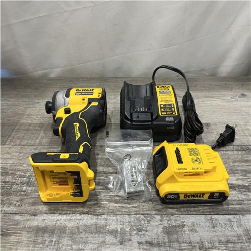 AS-IS DEWALT Atomic 20V Max Lithium-Ion Brushless Cordless Compact 1/4 in. Impact Driver Kit