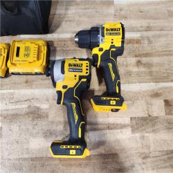 HOUSTON LOCATION - AS - IS DEWALT 2 TOOL COMBO KIT W/ (2) BATTERY & CHARGER