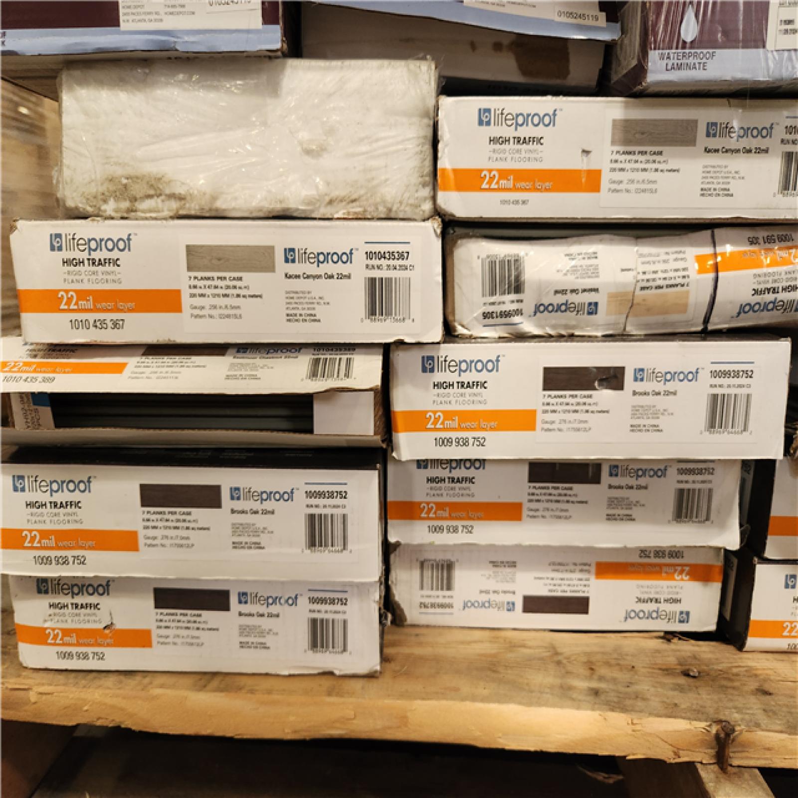Phoenix AS-IS Mixed Flooring Pallet (34  Cases)