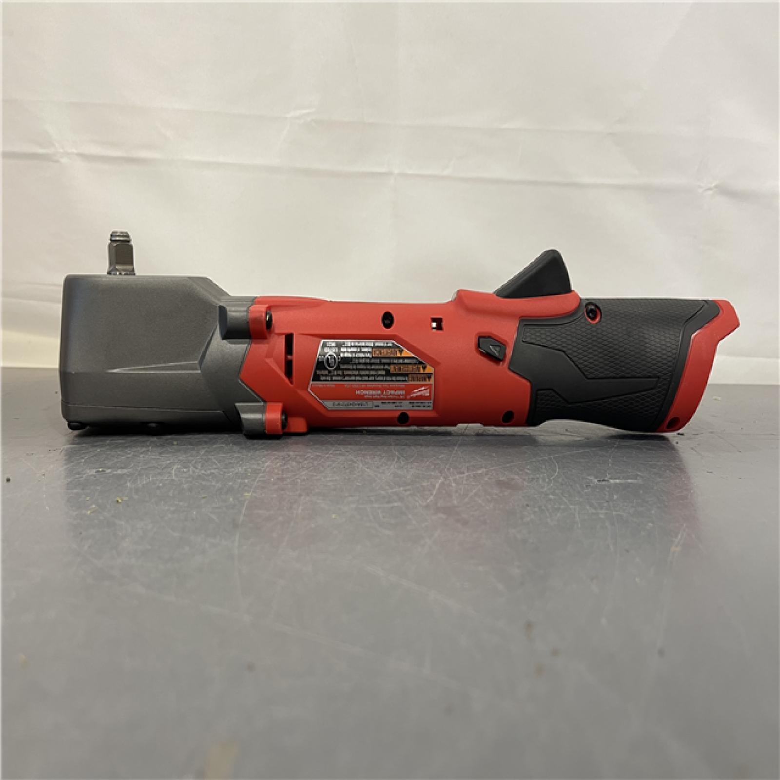 AS-IS - Milwaukee M12 FUEL 12-Volt Lithium-Ion Brushless Cordless 3/8 in. Right Angle Impact Wrench