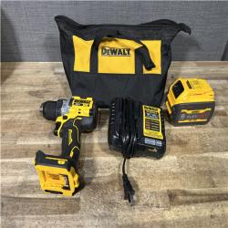 Houston Location AS-IS DEWALT 20V MAX XR Lithium-Ion Brushless Cordless 1/2 in. Drill/Driver Kit