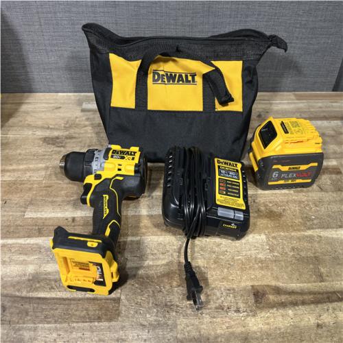 Houston Location AS-IS DEWALT 20V MAX XR Lithium-Ion Brushless Cordless 1/2 in. Drill/Driver Kit