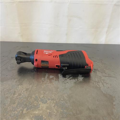 AS-IS- MILWAUKE .38 in. M12 Cordless Ratchet (Tool-Only)